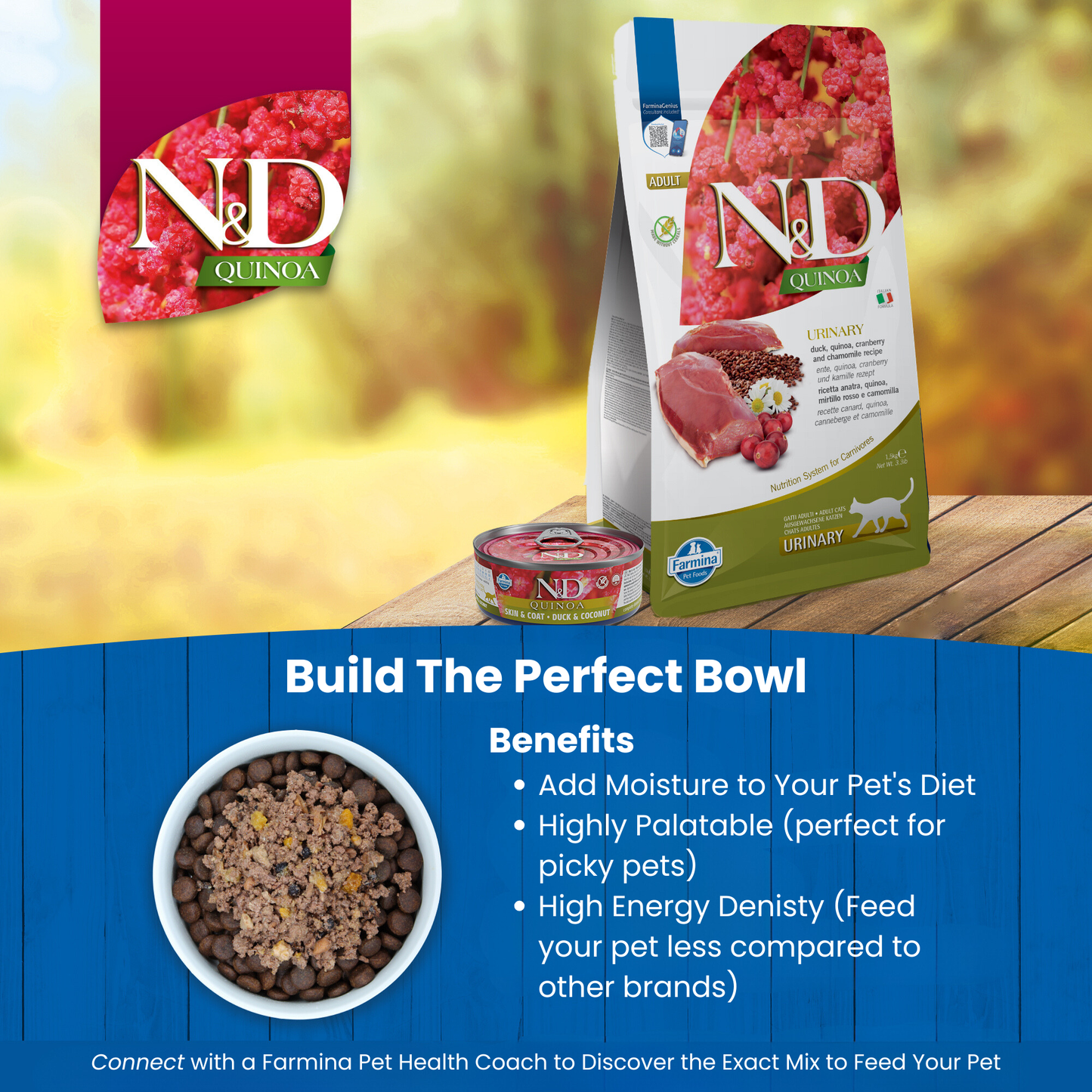 N&D Quinoa Urinary Adult Wet Cat Food
