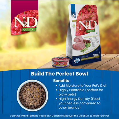 N&D Quinoa Weight Management Adult Wet Cat Food