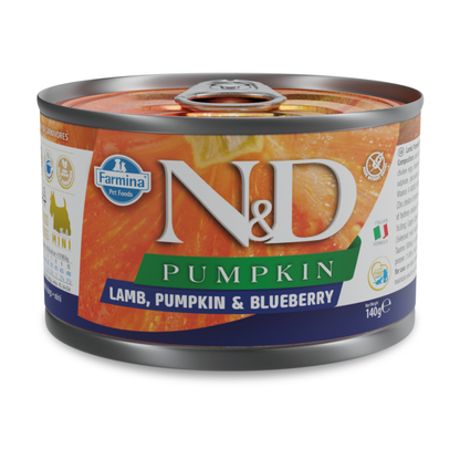 N&D Pumpkin Adult Mini Wet Dog Food - Lamb, Pumpkin & Blueberry