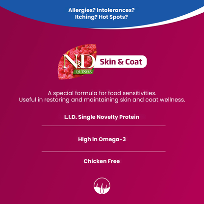 N&D Quinoa Skin & Coat Adult Wet Dog Food - Herring & Coconut