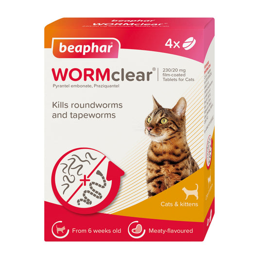 Beaphar WORMclear Tablets for Cats
