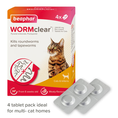 Beaphar WORMclear Tablets for Cats