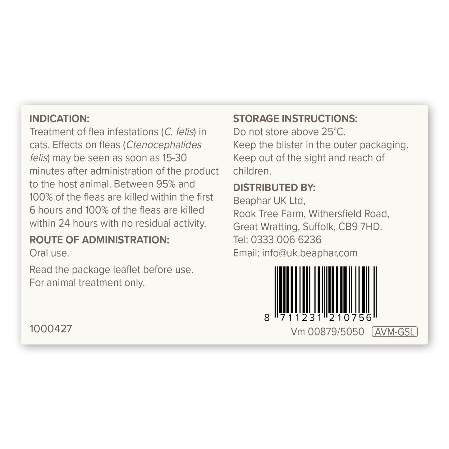 Beaphar Flea Tablets for Cats