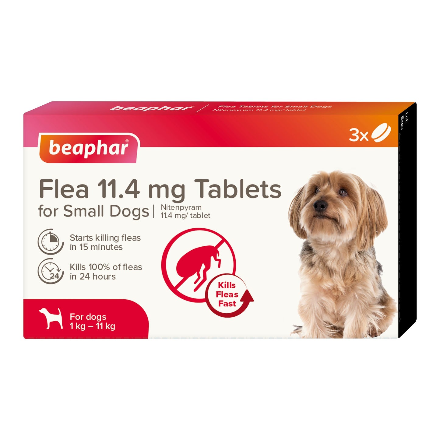 Beaphar Flea Tablets for Small Dogs (1-11kg)