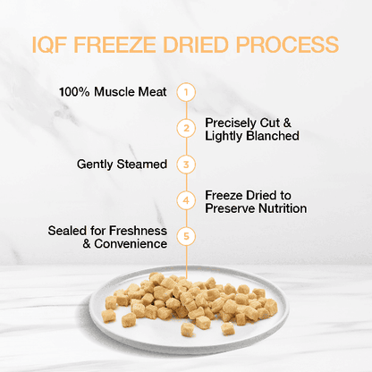 Real Simplicity Freeze Dried Single Protein Bites Farm Raised Chicken Adult Cat Treat