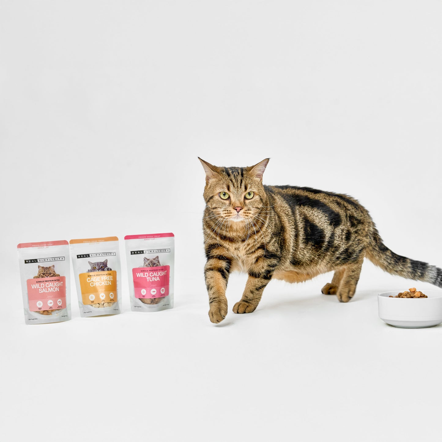 Real Simplicity Freeze Dried Single Protein Bites Wild Caught Tuna Adult Cat Treat