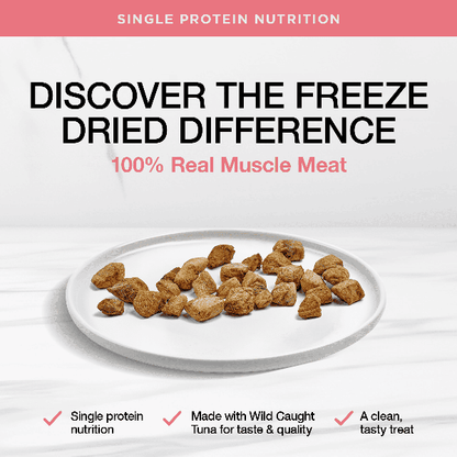 Real Simplicity Freeze Dried Single Protein Bites Wild Caught Tuna Adult Cat Treat