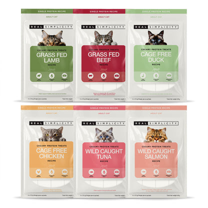 Real Simplicity Creamy Protein Treats Farm Raised Chicken Adult Cat Treat