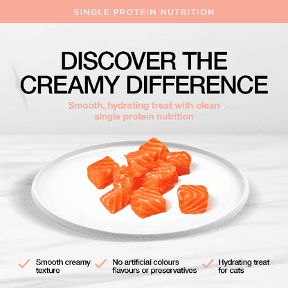Real Simplicity Creamy Protein Treats Wild Caught Salmon Adult Cat Treat
