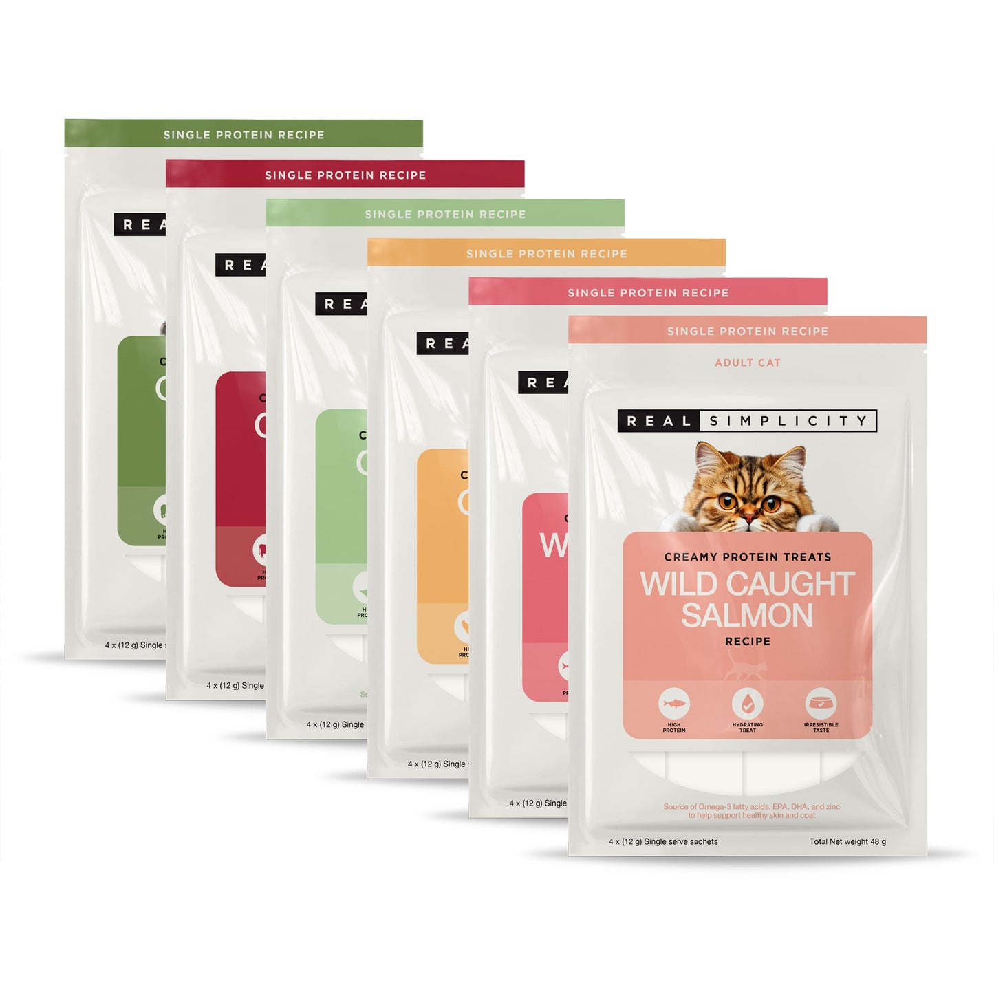 Real Simplicity Creamy Protein Treats Wild Caught Tuna Adult Cat Treat