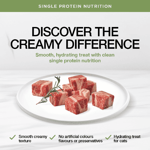 Real Simplicity Creamy Protein Treats Grass Fed Lamb Adult Cat Treat