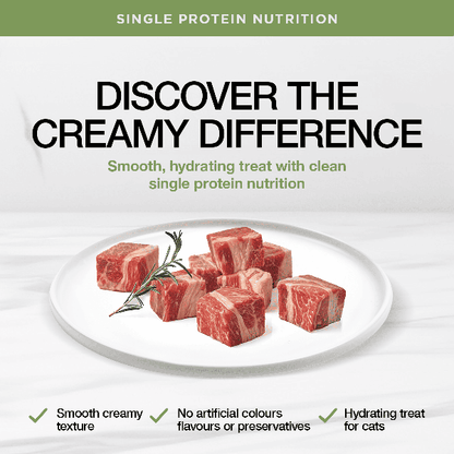 Real Simplicity Creamy Protein Treats Grass Fed Lamb Adult Cat Treat