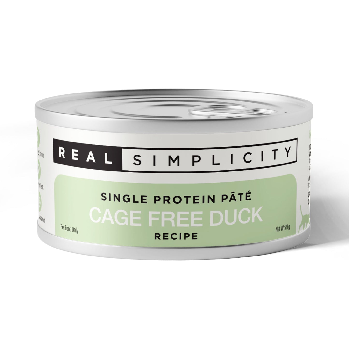 Real Simplicity Single Protein Pate Farm Raised Duck Adult Wet Cat Food
