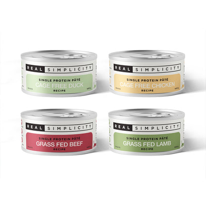 Real Simplicity Single Protein Pate Farm Raised Duck Adult Wet Cat Food