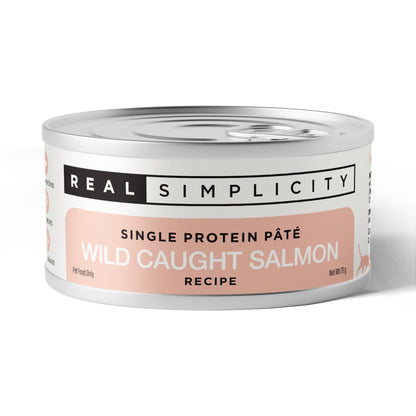 Real Simplicity Single Protein Pate Wild Caught Salmon Adult Wet Cat Food