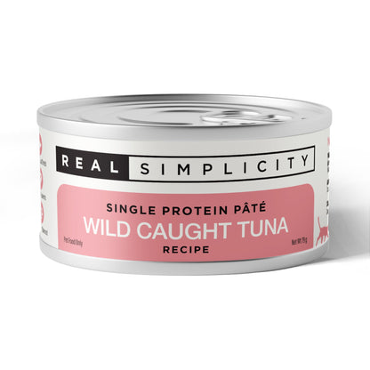 Real Simplicity Single Protein Pate Wild Caught Tuna Adult Wet Cat Food