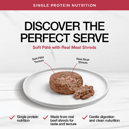 Real Simplicity Single Protein Pate Grass Fed Beef Adult Wet Cat Food