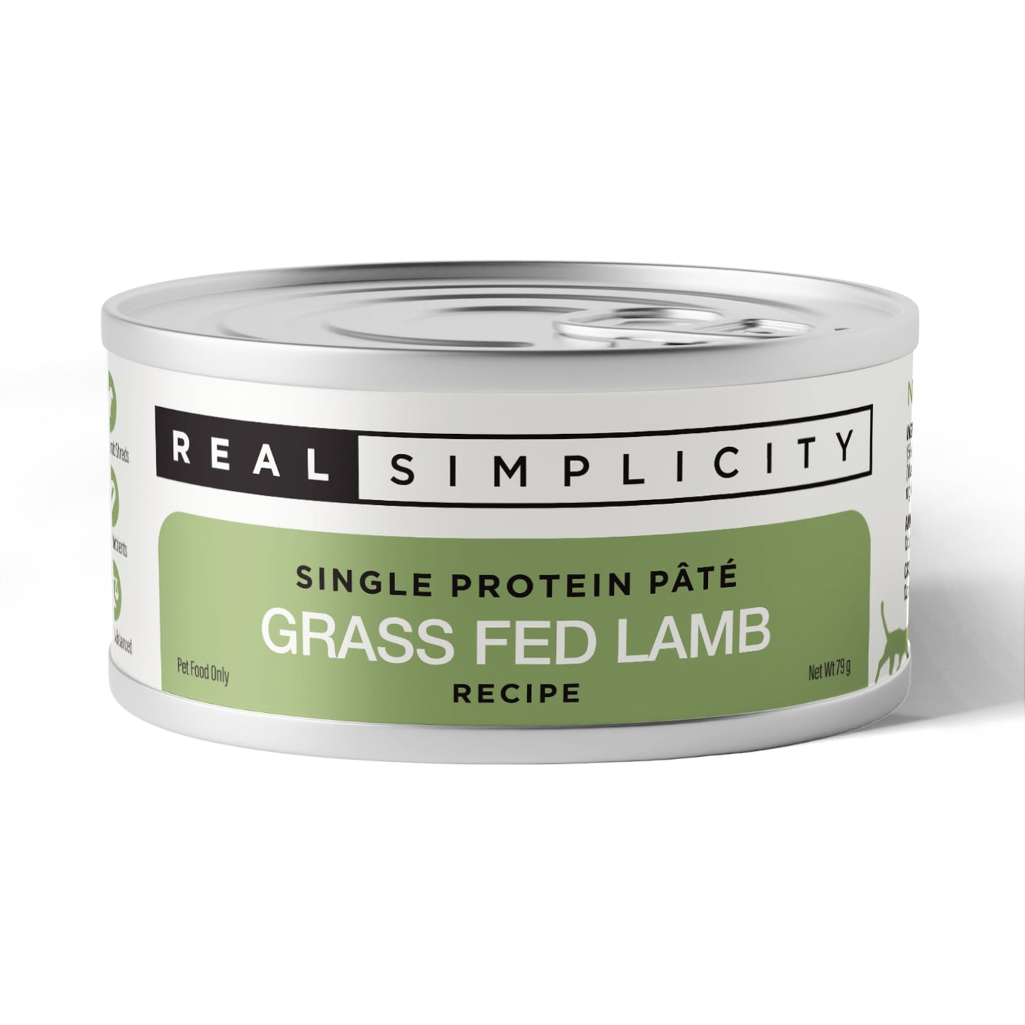 Real Simplicity Single Protein Pate Grass Fed Lamb Adult Wet Cat Food