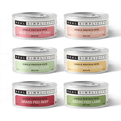Real Simplicity Single Protein Pate Grass Fed Lamb Adult Wet Cat Food