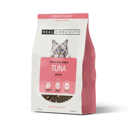 Real Simplicity Grain Free Kibble Wild Caught Tuna Adult Dry Cat Food