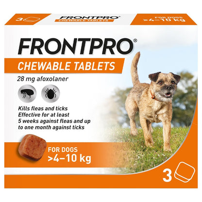 FRONTPRO® Chewable Tablets Flea and Tick Treatment for Dogs