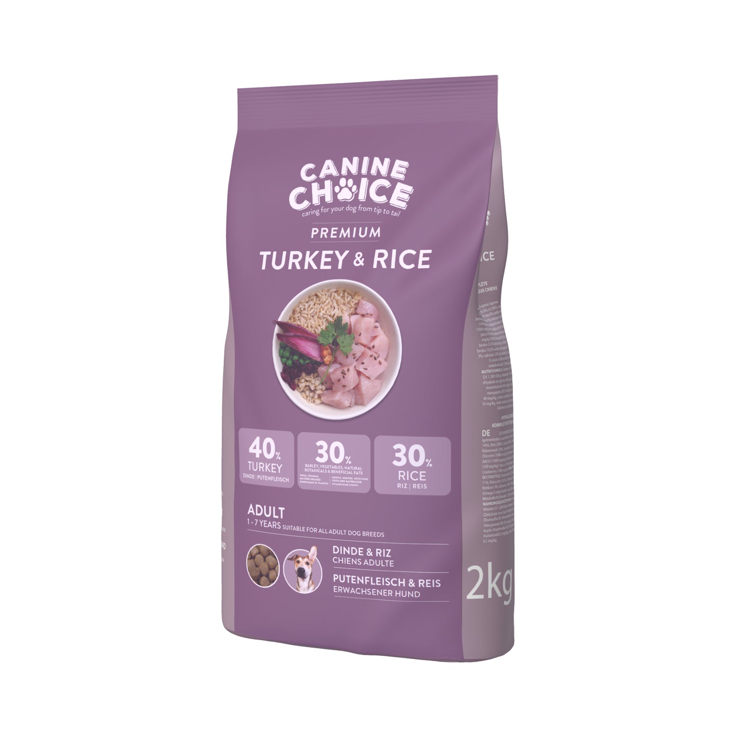 Canine Choice Premium Turkey Hypoallergenic Adult Dry Dog Food