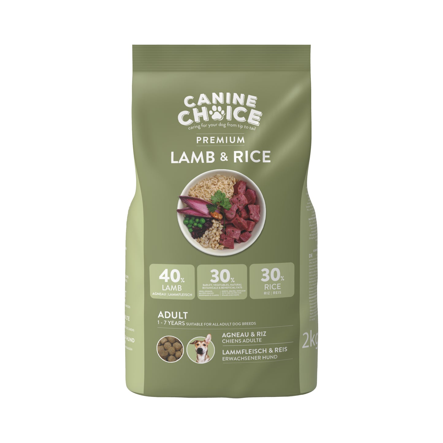 Canine Choice Premium Lamb Hypoallergenic Adult Dry Dog Food