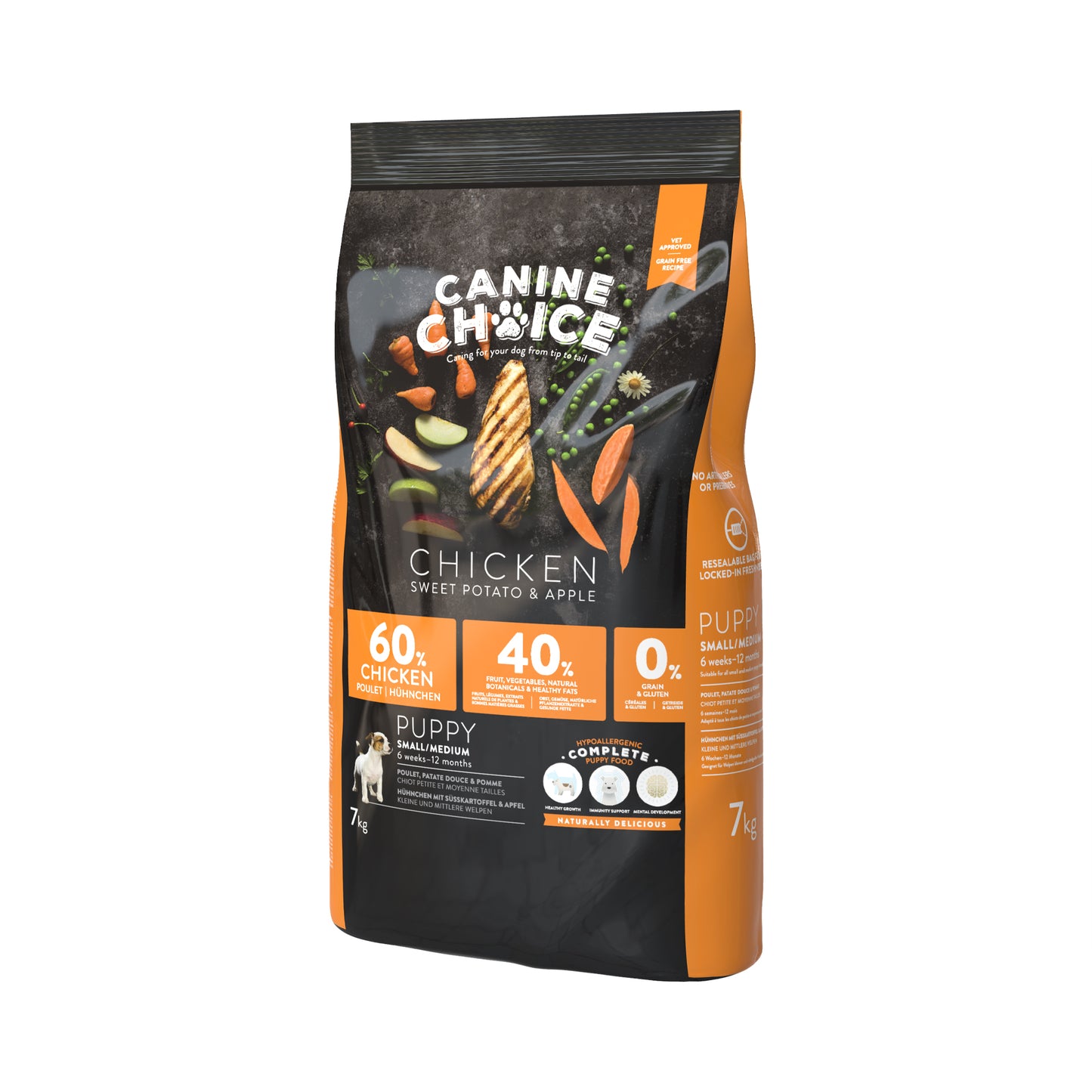 Canine Choice Super Premium Grain-Free Small Adult Dry Dog Food – Chicken | 7KG