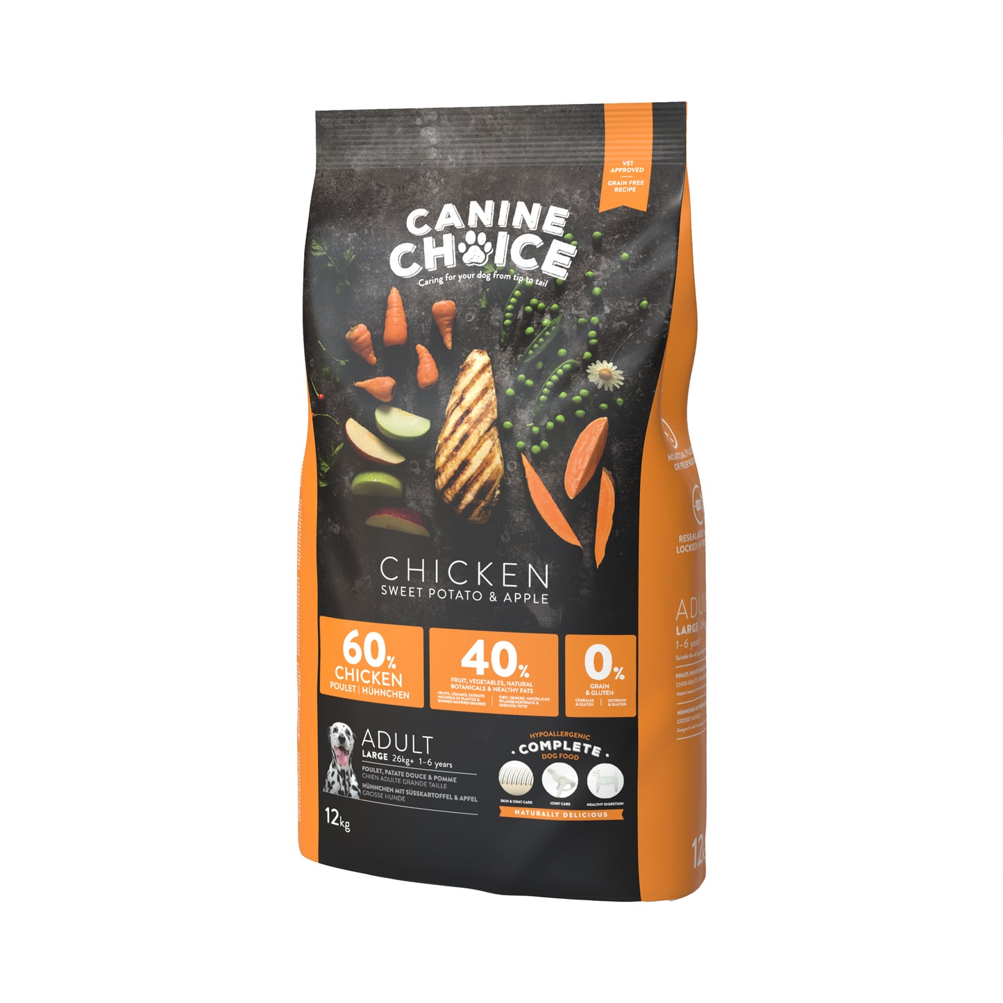 Canine Choice Super Premium Grain-Free Large Adult Dry Dog Food – Chicken | 12KG