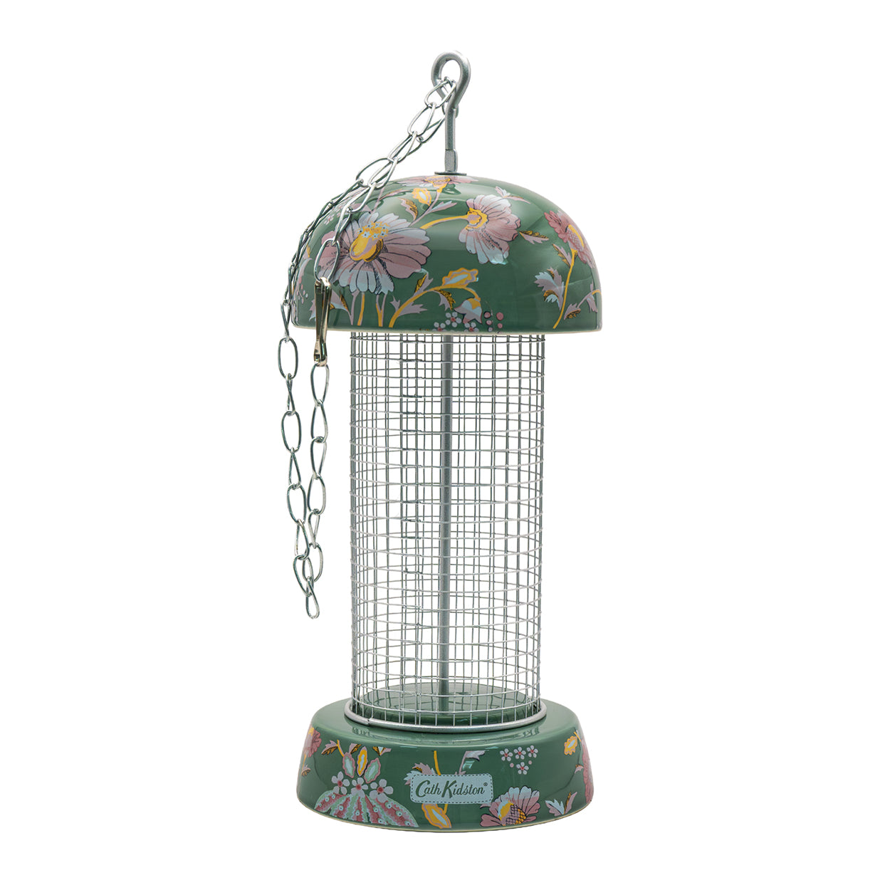 Cath Kidston Green Floral Peanut Bird Feeder
