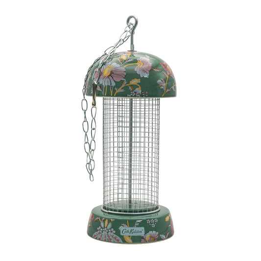 Cath Kidston Green Floral Peanut Bird Feeder