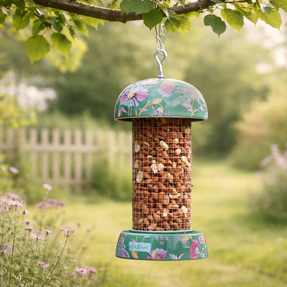Cath Kidston Green Floral Peanut Bird Feeder