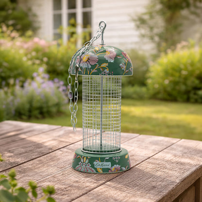 Cath Kidston Green Floral Peanut Bird Feeder