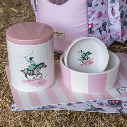 Cath Kidston Cowgirl Ceramic Pet Bowl