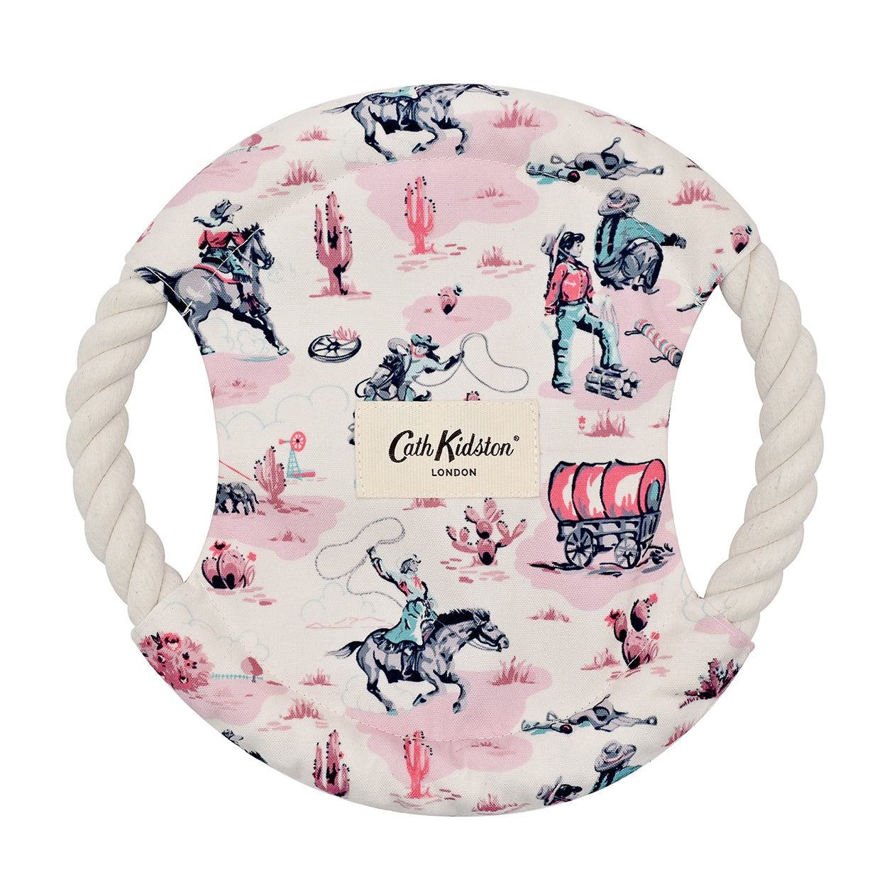 Cath Kidston Cowgirl Rope Frisbee Dog Toy
