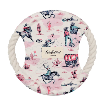 Cath Kidston Cowgirl Rope Frisbee Dog Toy