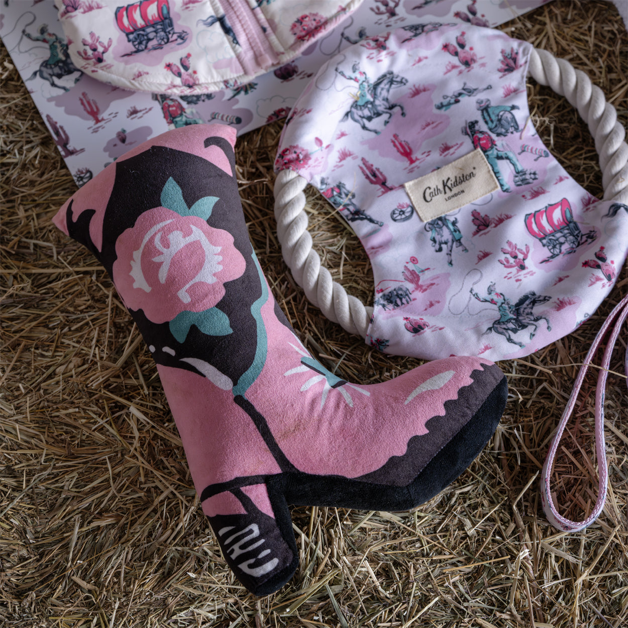 Cath Kidston Cowgirl Boot Dog Plush Toy
