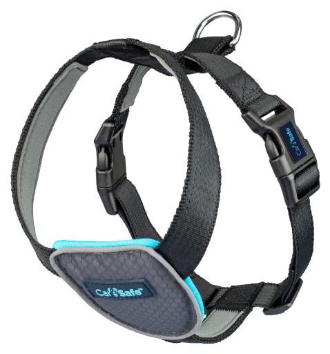 CarSafe Black Travel Harness for Dog