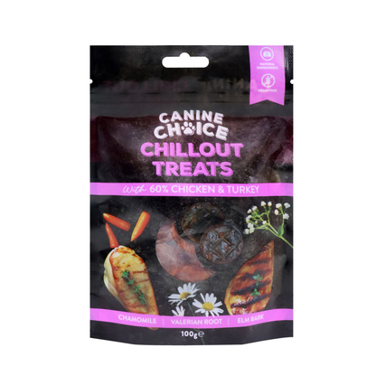 Canine Choice Chillout Dog Treats - Chicken & Turkey | 100g