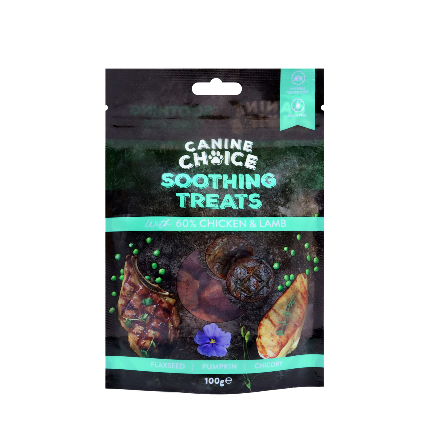 Canine Choice Soothing Dog Treats - Chicken & Lamb | 100g