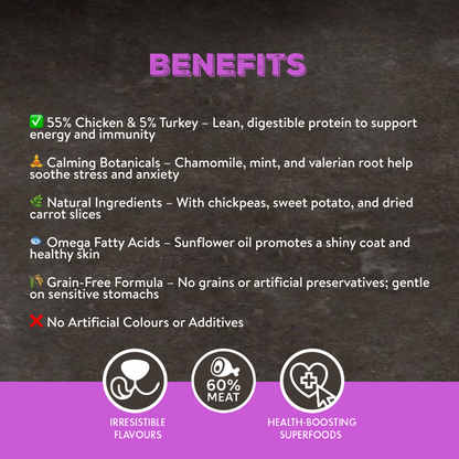 Canine Choice Chillout Dog Treats - Chicken & Turkey | 100g