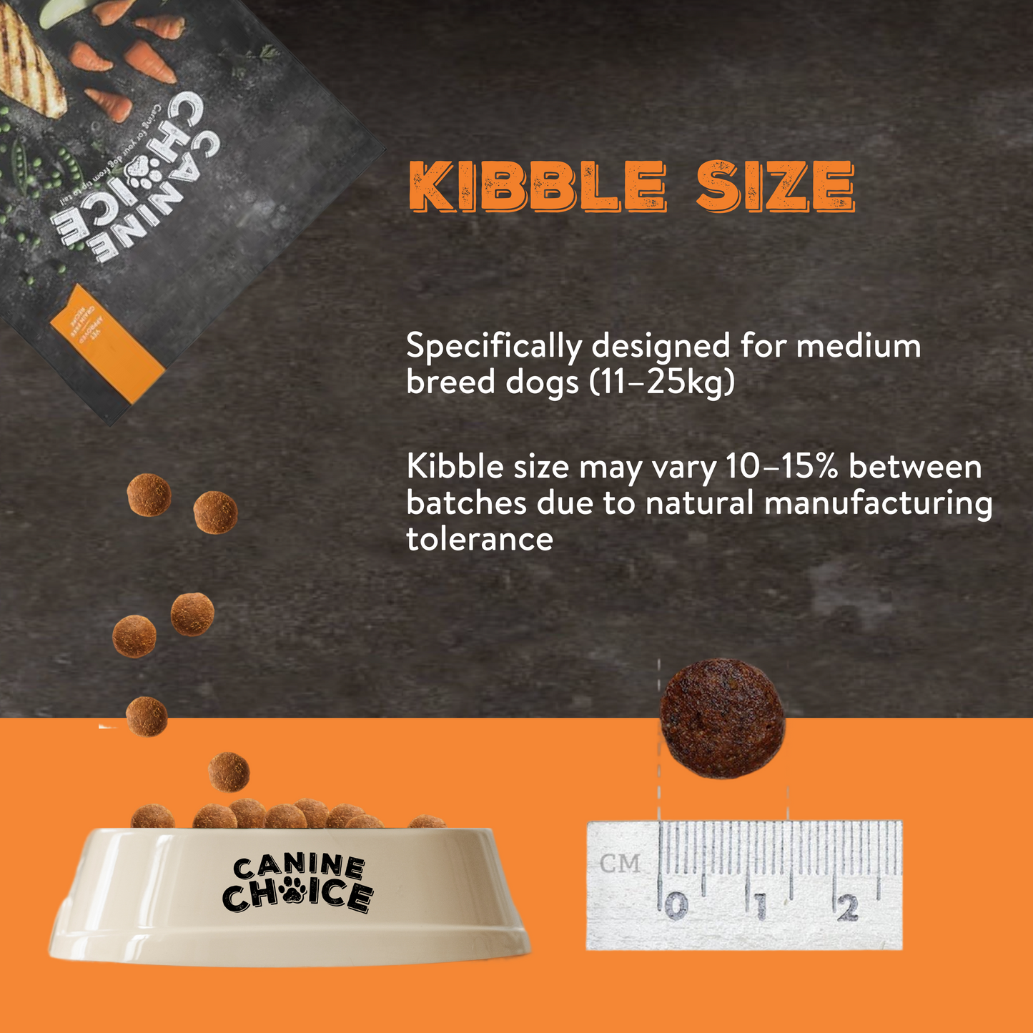 Canine Choice Grain-Free Large Puppy Dry Dog Food – Chicken | 12KG