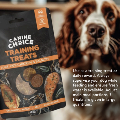 Canine Choice Training Dog Treats - Chicken & Salmon | 100g