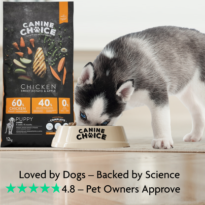 Canine Choice Grain-Free Large Puppy Dry Dog Food – Chicken | 12KG
