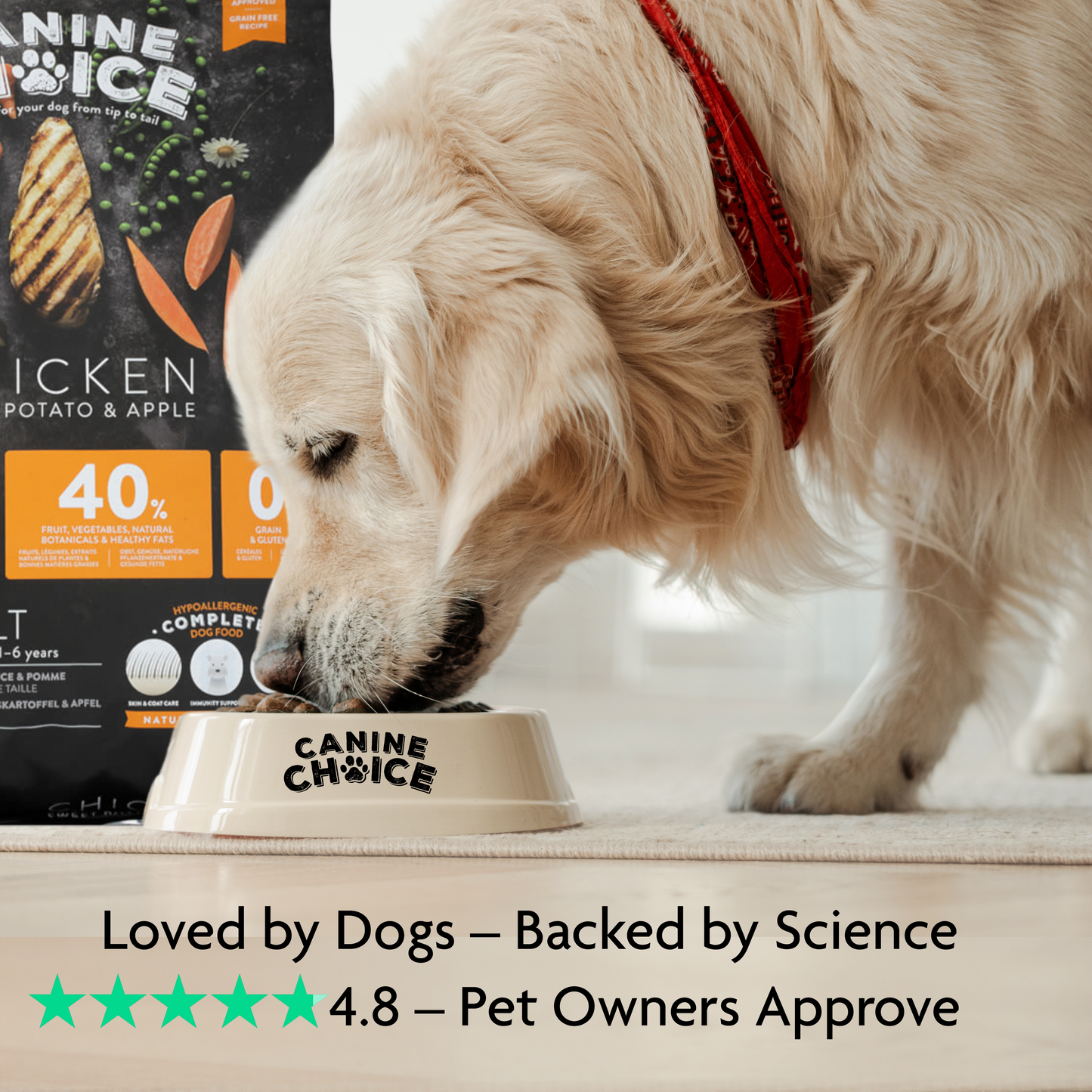 Canine Choice Super Premium Grain-Free Small Adult Dry Dog Food – Chicken | 7KG