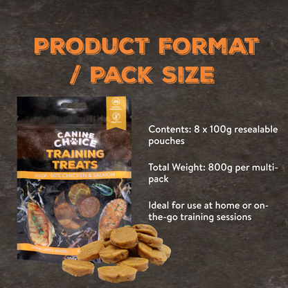 Canine Choice Training Dog Treats - Chicken & Salmon | 100g