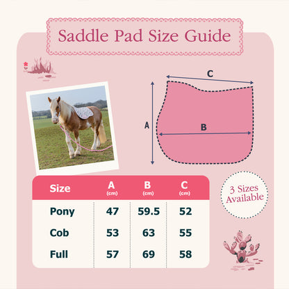Cath Kidston Equestrian Cowgirl GP Saddle Pad