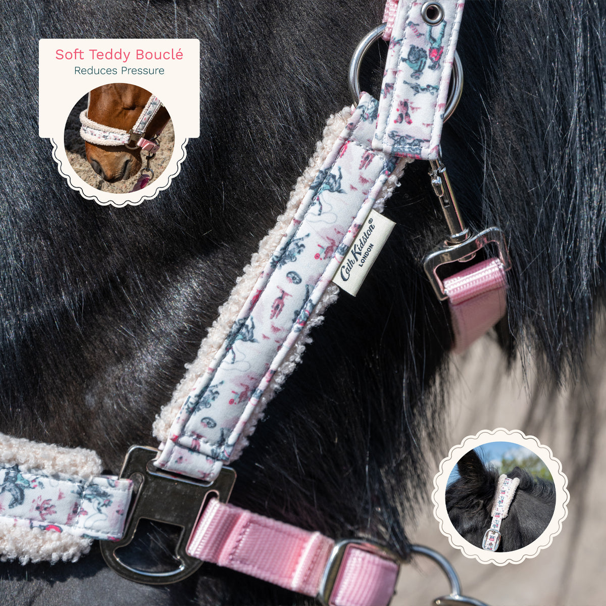 Cath Kidston Equestrian Cowgirl Headcollar & Lead Rope Set