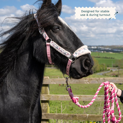 Cath Kidston Equestrian Cowgirl Headcollar & Lead Rope Set