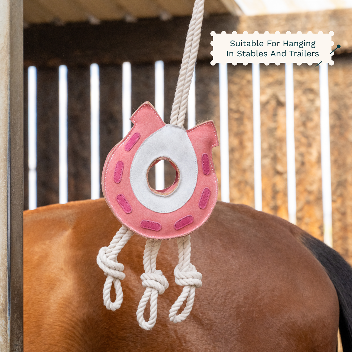 Cath Kidston Equestrian Cowgirl Horseshoe Horse Toy